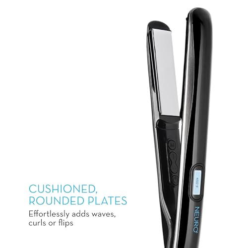 Image of Paul Mitchell Neuro Style 1 inch Titanium Flat Iron, Adjustable Heat Settings, For Advanced Straightening + Curling