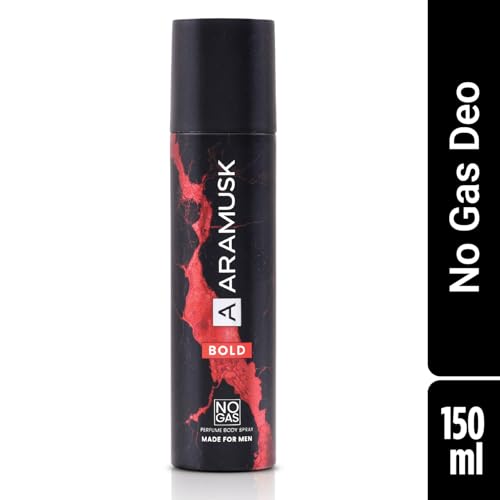 Image of Aramusk Bold NO GAS Perfume Body Spray for Men | Long Lasting Masculine Fragrance - 150mL