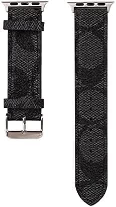 Sidart Luxury Soft Designer Leather Band Compatible with Apple Watch Series Ultra 9 8 7 6 5 4 3 2 1 SE, 38mm 40mm 41mm 42mm 44mm 45mm 46mm 49mm Single Tour for Women and Men