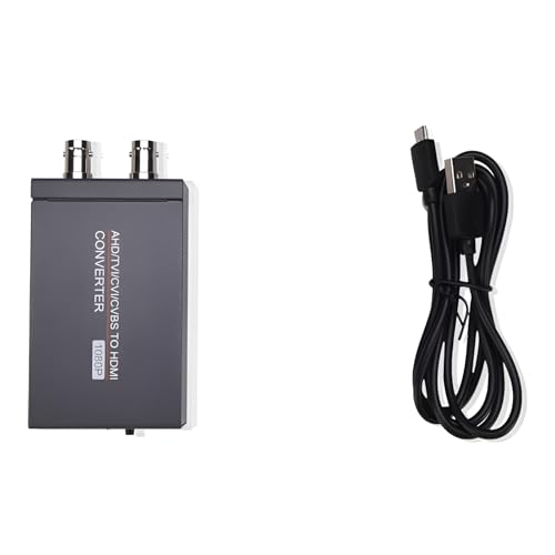 Image of TVI /CVI /AHD /CVBS to HDMI Converter ; Full HD 4K 720P / 1080P / 3MP / 4MP / 5MP / 8MP BNC to HDMI Video Converter Adapter for Monitor HDTV DVR