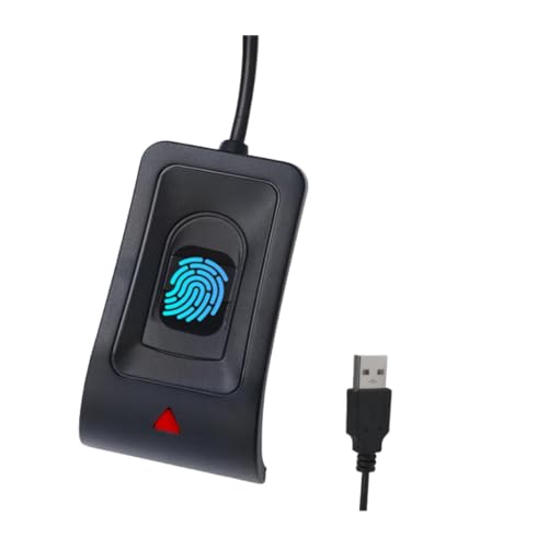 Tosuny Lector de Huellas Dactilares USB, Mini Digano de Huellas Digitales PC Dongle, 360 ° Touch & Fast Biometric Matching, Wins Hola Lector de Huellas Digitales para Wins 10/11