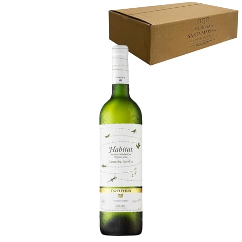 Habitat Garnacha Syrah Blanco - Ideal para maridar con Pescados y Arroces - 75cl