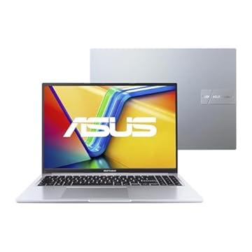 Notebook ASUS Vivobook 16, Intel Core i7 1355U, 8 GB, 512 GB SSD Win 11 Home, Cool Silver, 16" Nível IPS FHD - X1605VA-MB741W