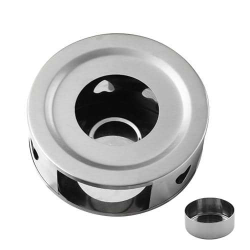 Calentador – Acero Inoxidable 430 15×15×5,5 cm | Calentador para Multifuncional | Hornillo Portátil Para Cocina Doméstica, Camping al aire libre, Alpinismo, Picnic