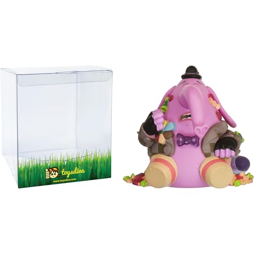 Bing Bong [Eyes Closed]: 2.3in Mystery Minis Vinyl Figurine Bundle with 1 Compatible 'ToysDiva' Graphic Protector (04879 / C - B)