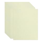 QUARKZMAN 20 Blätter Pergamentpapier 21,5 x 28 cm Vintage Karton 180 GSM Pergament Druckerpapier Für Einladungen DIY Karten Menüs Zertifikate Basteln Zeichnen (Milchweiß)