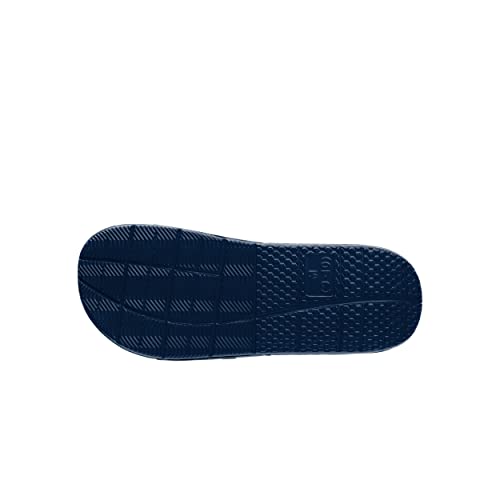 Image of FOCO mens NFL Team Stripe Logo Athletic Sport Shower Flip Flop Sandals Gel Slides