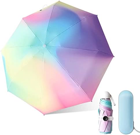YumSur Mini Travel Sun & Rain Umbrella