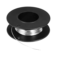 QUARKZMAN 24 Gauge Nichrome Heizdraht 0.55mm x 7.5m Cr20Ni80 Schneidedraht Widerstandsdraht Hochtemperatur für Reparatur von Elektronischen Komponenten Chemie Technik Heizelemente