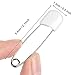 100 Pcs Diaper Pins, 2.2in Diaper Pins for Cloth Diapers Heavy Duty, Stainless Steel Baby Safety Pins, Plastic Head Baby Pins with Safe Locking Closures (White)