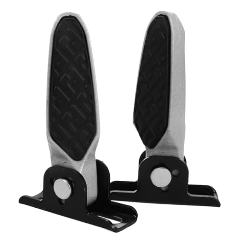 PRETYZOOM Dirt Bike Pegs Electric Bike Folding Footrest Aluminum Alloy Anti-slip Motorbike Passenger Foot Pegs