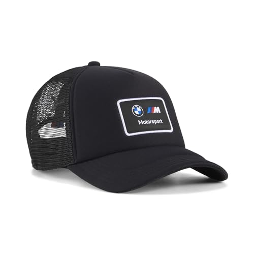 PUMA Unisex BMW M Motorsport Trucker Cap Black SS26 OSmallFA BMW MMS Trucker Cap
