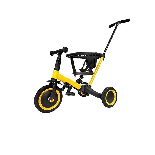 1-5歳 人気 子供車 三輪車 手押し車 赤ちゃん 三輪車 手押し棒付き 折りたたみ 多機能 多目的乗用 押し棒と安全ベルト付き 組み立て簡単 子供ギフト 誕生日プレゼント 子供用三輪車 ペダルベビーカー 多機能 子供用バランスカー 手押し三輪歩行 ベビー