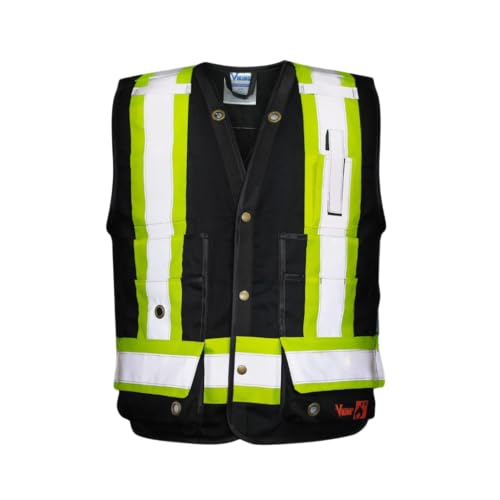Viking Open Road Surveyor FR Safety Vest - Fire Retardant Class 1 Reflective Vest; ANSI/ISEA and CSA Compliant