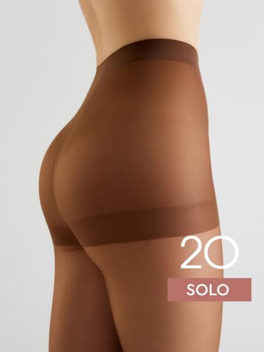 Image of Conte Tights Classic Sheer Semi-Matte Pantyhose Solo 20 Den