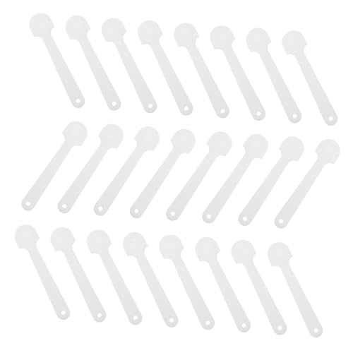 TOYANDONA 100 Piezas Mangos de Plástico para Abanicos Manuales Mini Palos para DIY Proyectos Accesorios para Manualidades y Decoración de Bodas