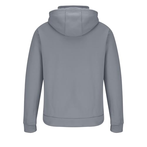 Ymosrh Men's Hoodie Long Sleeve Quarter Zip Casual Work Pullover Hooded Sweatshirts with Pocket, M-3XL3