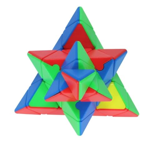 Image of SengSo Master Pyraminx V2 Speed Cube | 4-Layer Stickerless Design | Professional 4x4x4 Pyramid Puzzle with Smooth Rotation for Collectors and Advanced Solvers