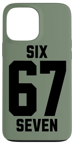67 Six Seven Sport Design on Back. 6 7 Meme Men Women Kids X}zP[X iPhone 13 Pro Max p