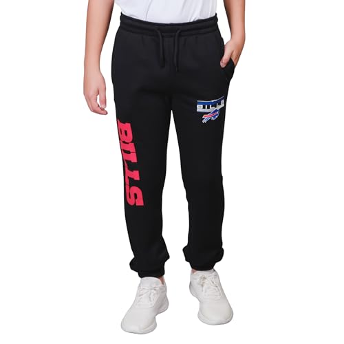 Jogger NFL para niños pantalón de chándal de felpa Ultra Game negro talla 50