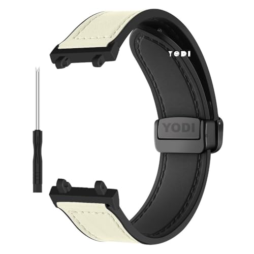 Image of YODI Strap Band Compatible with Amazfit T-Rex 2 Smartwatch Only Soft Silicone | Nylon | Chain | Leather Watch Straps with Installation Adjuster Tool For Amazfit TRex 2