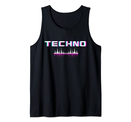 Techno Music Rave House Musik, Raver DJ Geschenk Tank Top