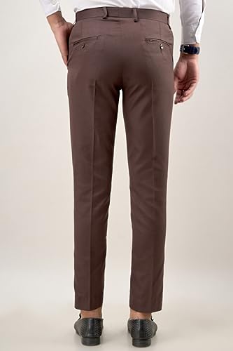 Image of VX9 Men's Formal Trousers, Smart Office & Business Wear, Classic Fit