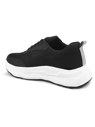 Image of Black Casual Sneakers for Men(AVR25)