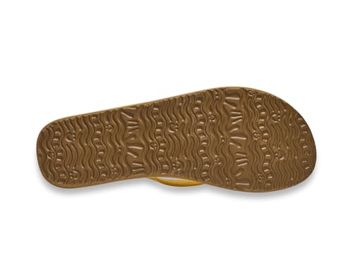 Image of Sanuk Yoga Joy Womens Flip Flops | Yoga Mat Footbed | Sandals for Women | Womens Yoga Sandals | Women's Beach Sandals