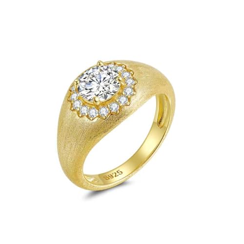 Bague moissanite 1 carat en argent 925, éclat pur D VVS1 pour femme