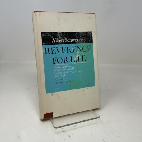 Reverence for life B0006C2LXQ Book Cover