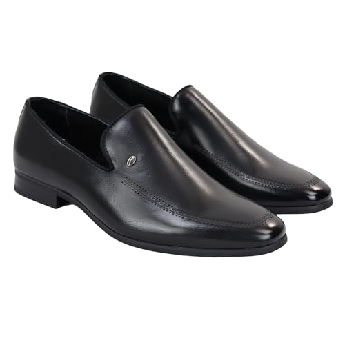 Mocasines de vestir para hombre con acabados de alta calidad en negro y marrón 2