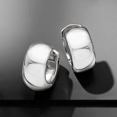 Image of Ross-Simons Italian Sterling Silver Huggie Hoop Earrings