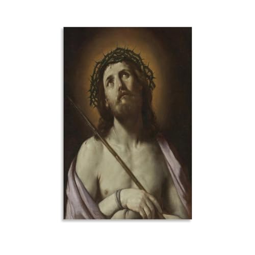 Guido Reni Ecce Homo impression sur toile decoration murale interieur moderne 60x90 cm