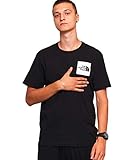 Negro THE NORTH FACE Hombre Men\'s S/S Fine tee Camiseta, Black, Medium