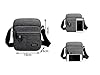 Hjkiopc Shoulder bag for Men Crossbody Small Shoulder Bag Portable mobile phone coin bag/Travel Utility Work Practical Handy Mens (Gery) #2