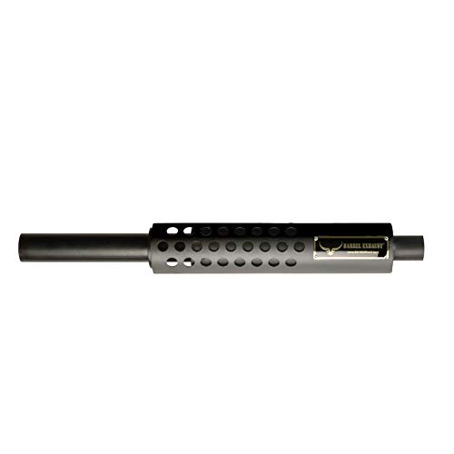 Image of Mild Steel Scud Bullet Silencer for Electra & Standard (Black)