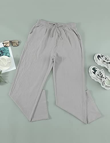 Yuson Girl Pantaloni Donna Tinta Unita Casual