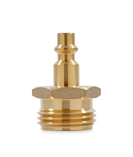 Image of Camco RV Blowout Plug for Winterization - Features Brass Quick Connect-Aids for Easy Attachment - Essential RV Winterization Tool Prevents Freeze Damage (36143) (Pack of 6)