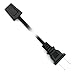 GARDTEC HP100-72P Power Cord, NEMA 1-15P, Tube Axial Fans, 125 VAC, Straight Plug, 10 A, 1.83 m