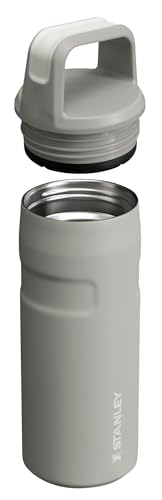 Image of Stanley IceFlow Cap and Carry Water Bottle | Wide Mouth Twist Lid | Lightweight & Leakproof for Travel & Sports | Insulated Stainless Steel | BPA-Free