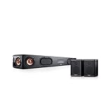 Teufel Cinebar Ultima Surround 4.0-Set Schwarz Soundbar Bluetooth mit aptX HDMI Surround Kino - Sound Speaker