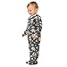 Emelivor Elephant Rain Cloud Baby Newborn One-Piece Clothes Cotton Infant Footed Pjs for Girls Boys Kids