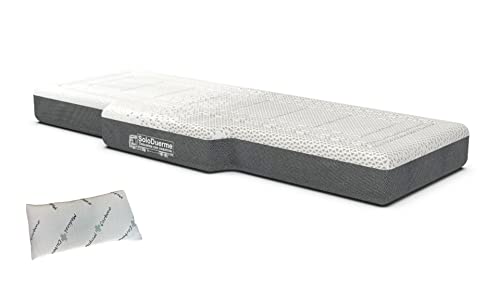 SoloDuerme   Colchón de camión Compatible con Renault T High   Calidad Hispano con Almohada de Copos Medical Carbono