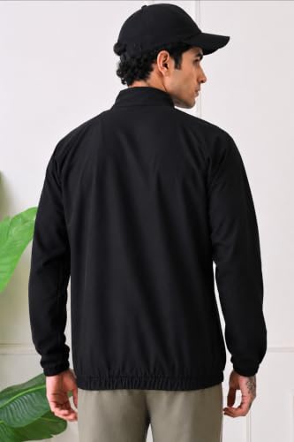 Image of FITINC Men's Sports Jacket | Regular Fit | Full Zip | Zipper Pockets | Jacket for Gym, Running, Cycling & Travel