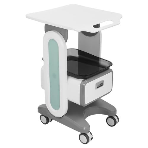 Carrello portautensili medico portatile con cassetti e 4 ruote universali per cosmetici, portata 60 kg, 44 x 36 x 76 cm
