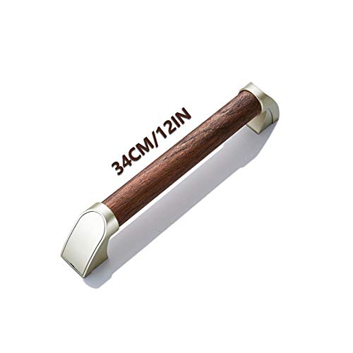 GJHW Barre D'appui Bois pour Salle de Bain, Poignée de Baignoire Mural pour Salle de Bain/Toilette/Couloir/escaliers, Antidérapant Étanche Barre de Maintien, Personnes âgées, blessures12 in