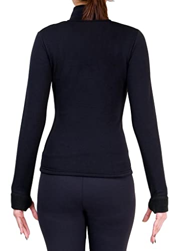 ny2 sportswear figure skating polartec polar fleece jacket with rhinestones jr107 - adult sizes