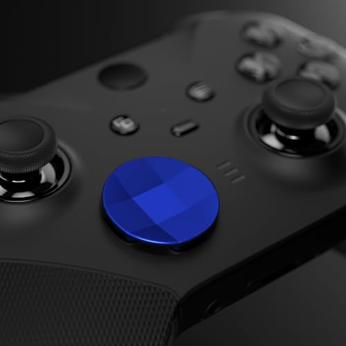Image of eXtremeRate 2Pcs Metallic Blue Magnetic Stainless Steel D-Pads for Xbox Elite 1 /2 Controller, Replacement Directional Pad Button Kits for Xbox One Elite & Xbox One Elite Series 2 Controller