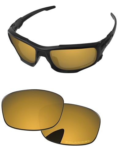 Image of Replacement Lenses for Oakley Si Ballistic Shocktube OO9329 Sunglass - Precision Fit, UV Block & Impact Resistant